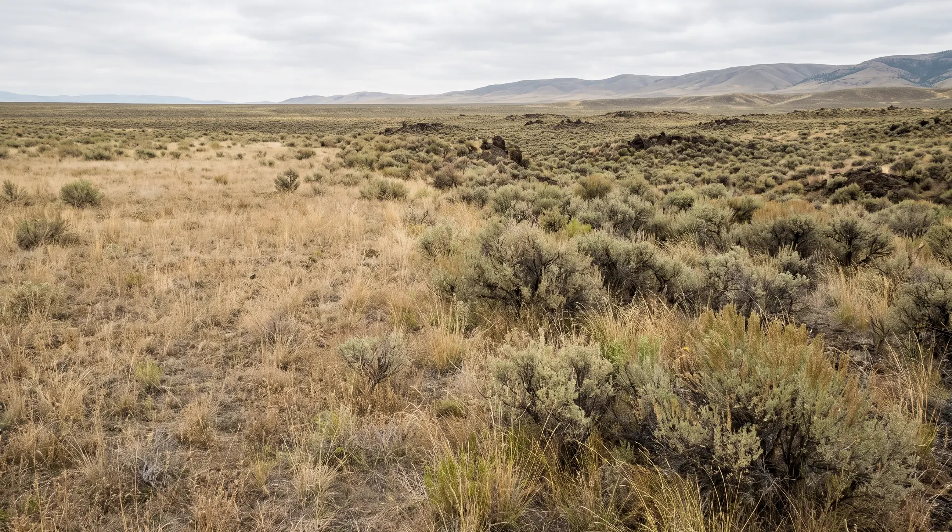 Generic sagebrush and foothills in an Eastern Idaho-style high-desert landscape